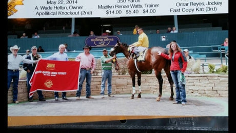 Local Friend and Customer Wins AQHA Race