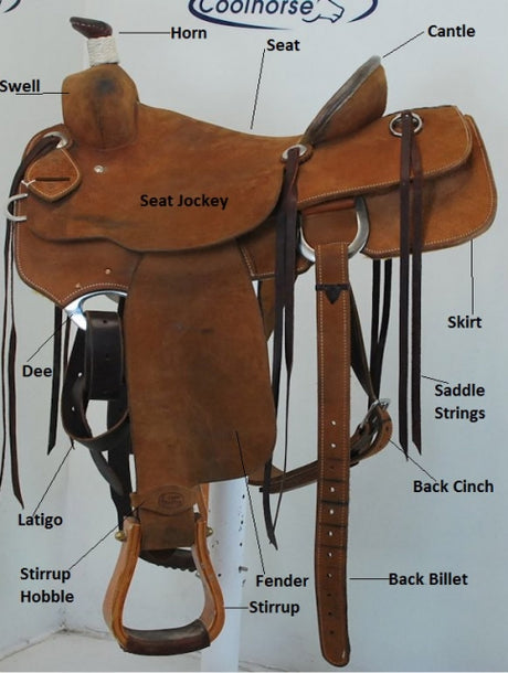 Parts Of A Western Saddle