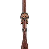 Weaver Leather ProTack Split Ear Headstall with Designer Thunderbird Buckle