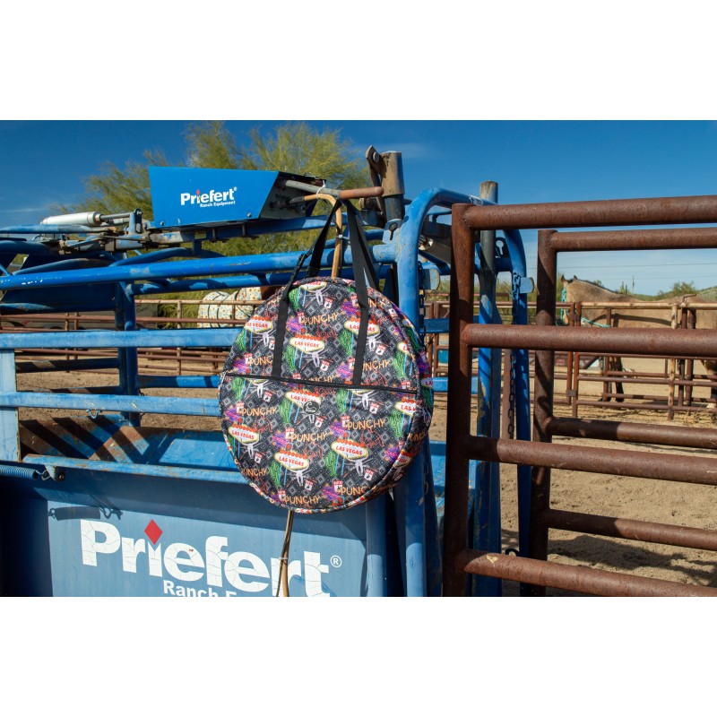 Schulz Equine Padded Rope Bag- Vegas Rodeo