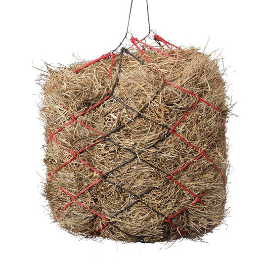 Tough 1 Two-Tone Hay Net- Red/Black