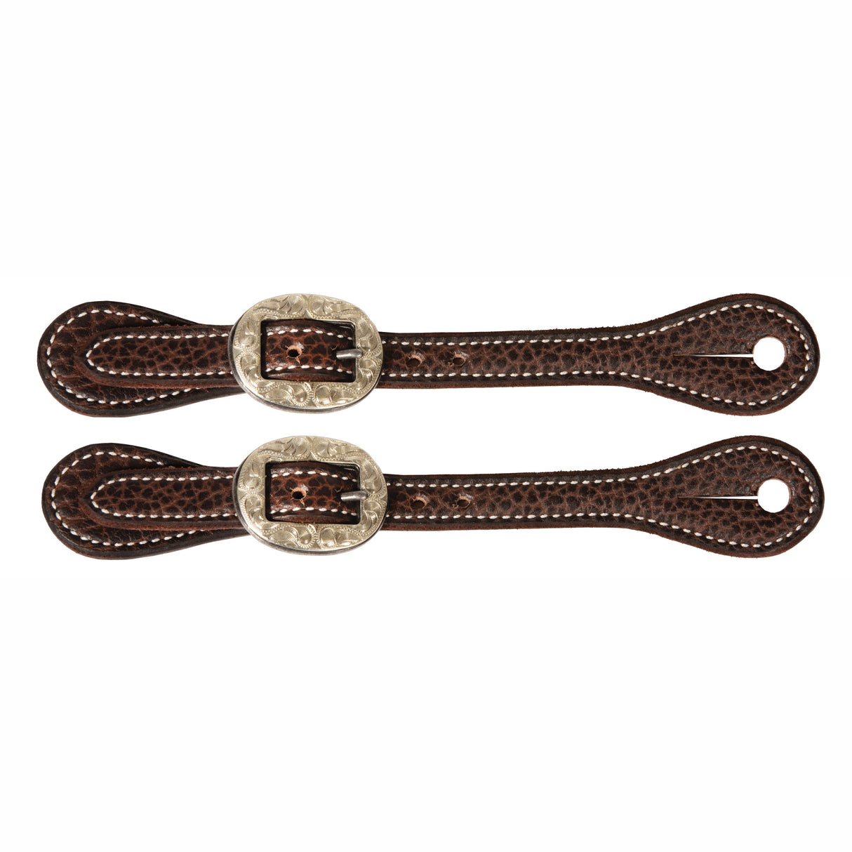 Professional's Choice Women's Bison Spur Straps with Silver Buckles