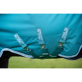 Horseware Amigo Bravo 12 Wug Turnout Blanket (250g Medium)- Storm Green/Aqua/Turquoise