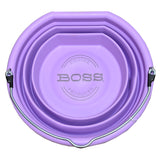 Boss Bucket Collapsible Flat Back Bucket- Lavender