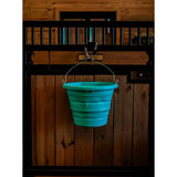 Boss Bucket Collapsible Flat Back Bucket- Turquoise