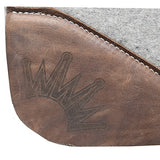 Best Ever 1 1/4" Kush Pad with Oiled Espresso Wear Leathers- 32"X32"