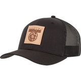 Martin Saddlery Black Mesh Cap with Leather Logo Patch