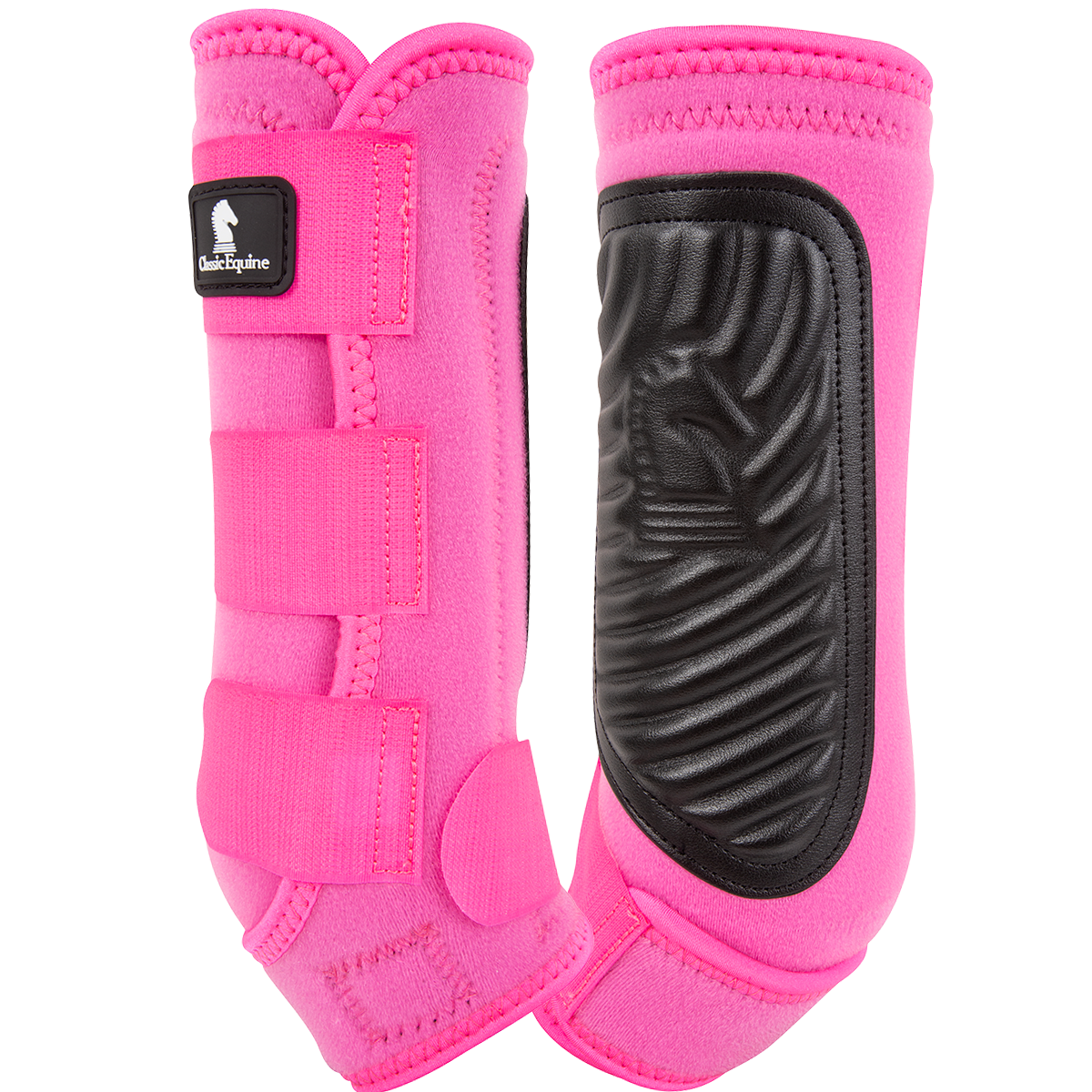 Classic Equine Classic Fit Hind Boots- Hot Pink