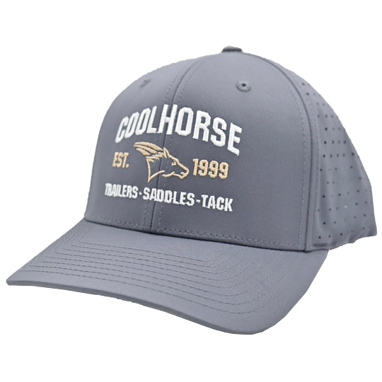 Coolhorse 632 Charcoal Snapback Cap with Air Holes and TST Logo