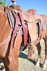 Coolhorse Leather Latigo Tie Strap with Tapered End- Handmade in Amarillo, TX