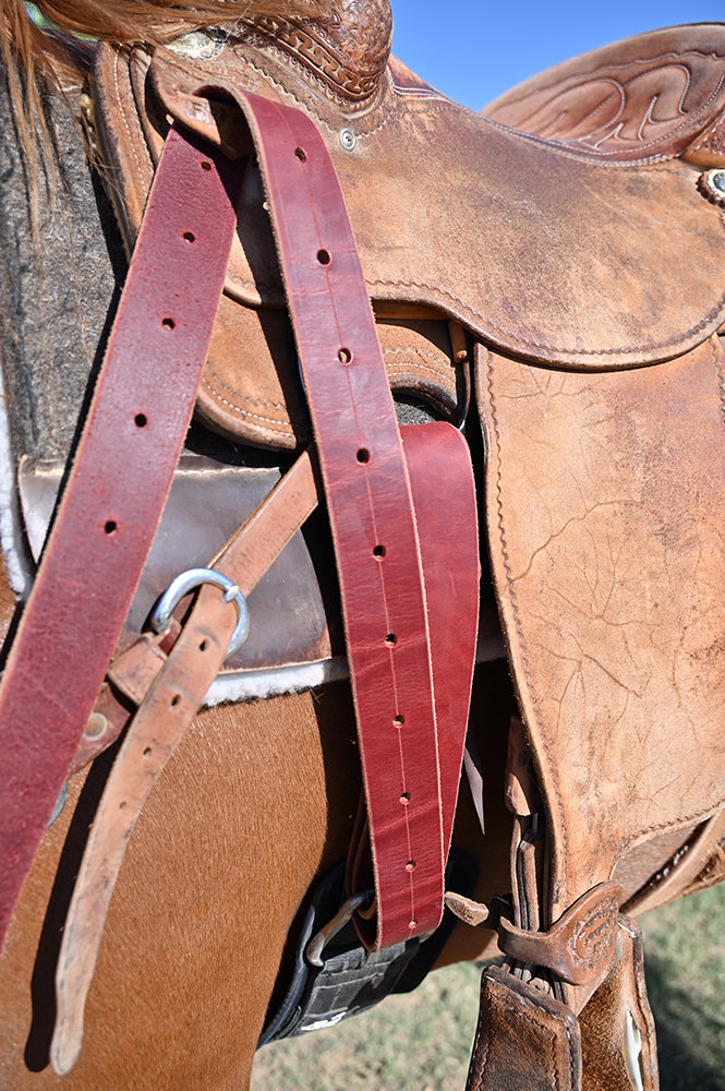 Coolhorse Leather Latigo Tie Strap with Tapered End- Handmade in Amarillo, TX