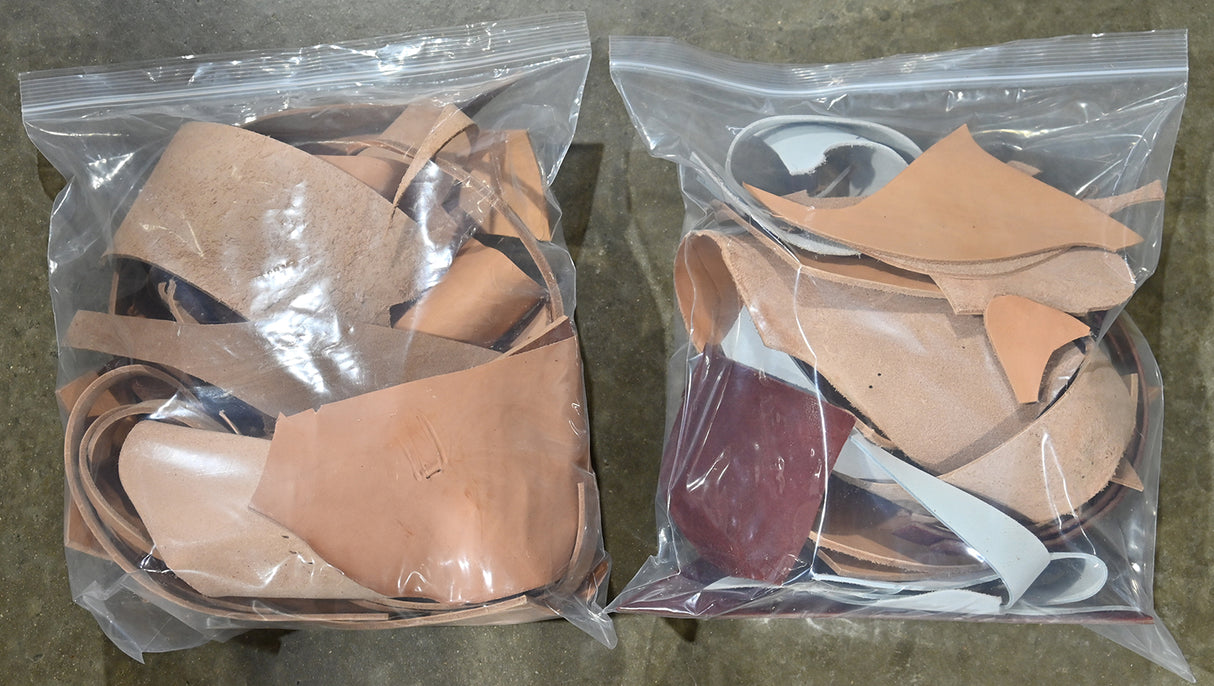 Coolhorse Leather Scrap Bags- 5lb