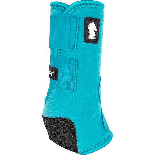 Classic Equine Legacy2 Front Protective Boots- Aqua