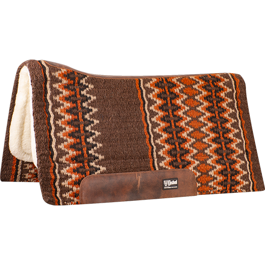 Cashel Blanket Top Performance 3/4" Fleece Bottom Pad- Brown