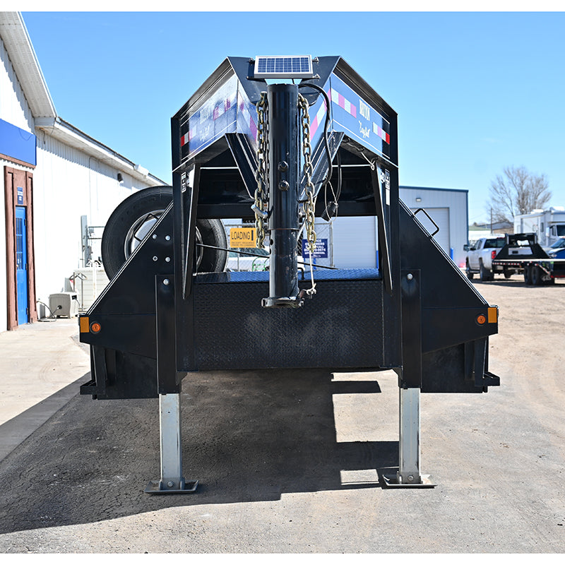 2021 Bruton Flatbed Trailer w/ Tandum Dual Axles, Hydrualic Dove Tail,