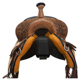 SOLD! New! 13.5" Usher Brand Branded Barrel Racing Saddle