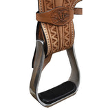 SOLD! New! 13.5" Usher Brand Branded Barrel Racing Saddle