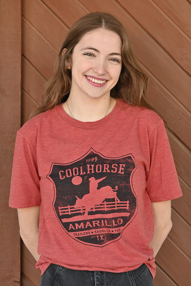 Coolhorse Rust Back Number Bull Rider T-shirt