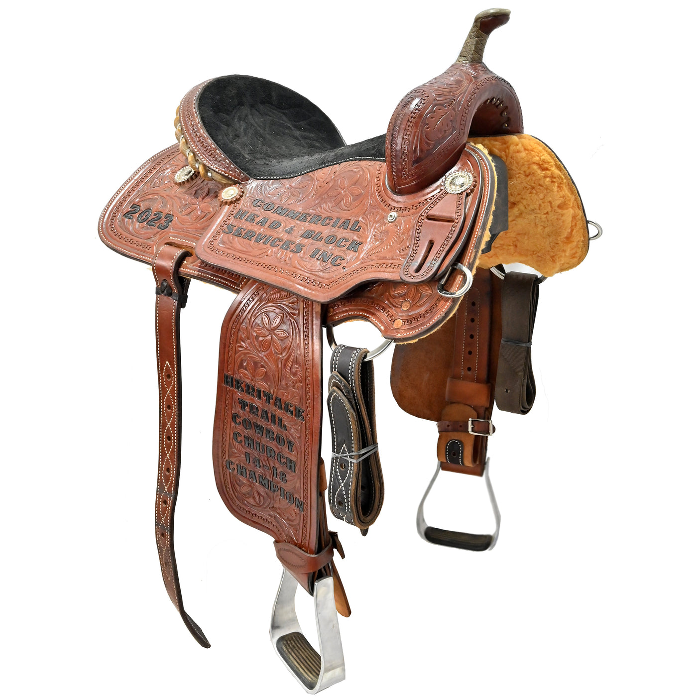 Used 14.5" Corriente Barrel Racing Saddle