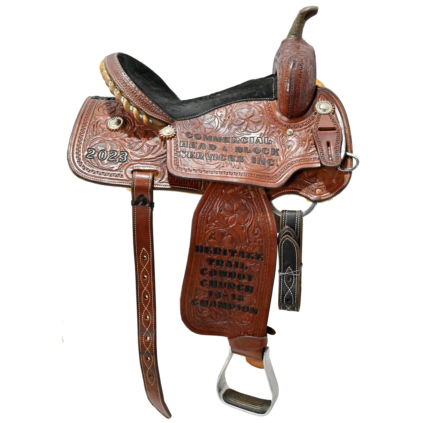 Used 14.5" Corriente Barrel Racing Saddle