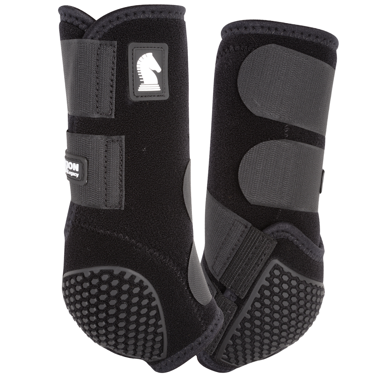 Classic Equine Flexion by Legacy Hind Protective Boots- Black