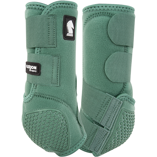 Classic Equine Flexion by Legacy Hind Protective Boots- Spruce