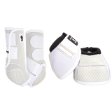 Classic Equine Flexion by Legacy Front & Bell Boot Combo Pack- White