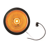 Redline 2in Amber LED Clearance/Marker Light w/Grommet & Pigtail