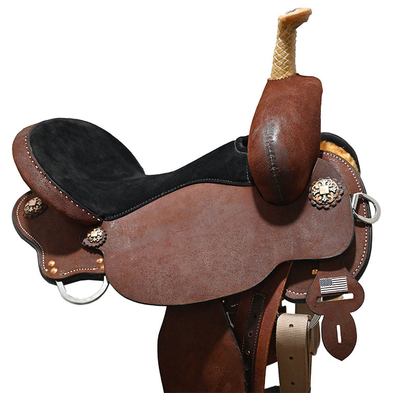 New! 15.5" Martha Josey Mitchell Light Weight Barrel Racing Saddle