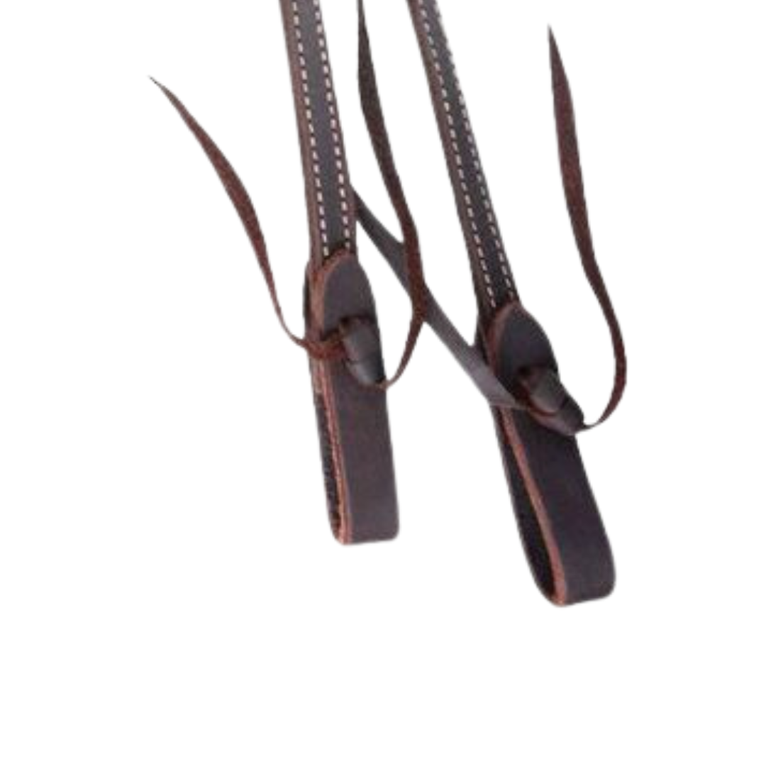 Martin Saddlery 5/8" Doubled & Stitched Heavy Latigo Split Reins