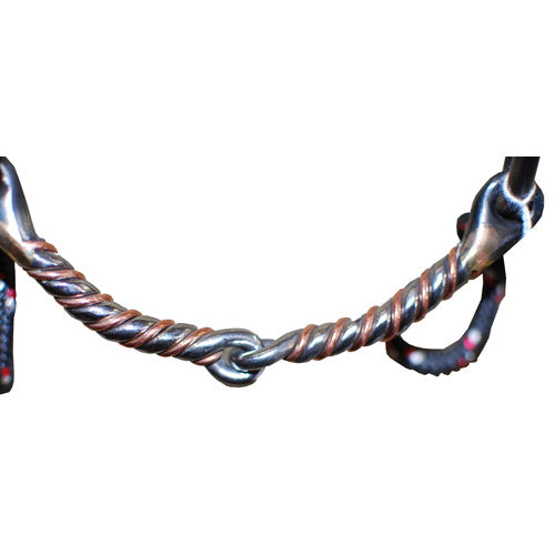 Dutton Twisted Snaffle Gag Draw Bit with Noseband