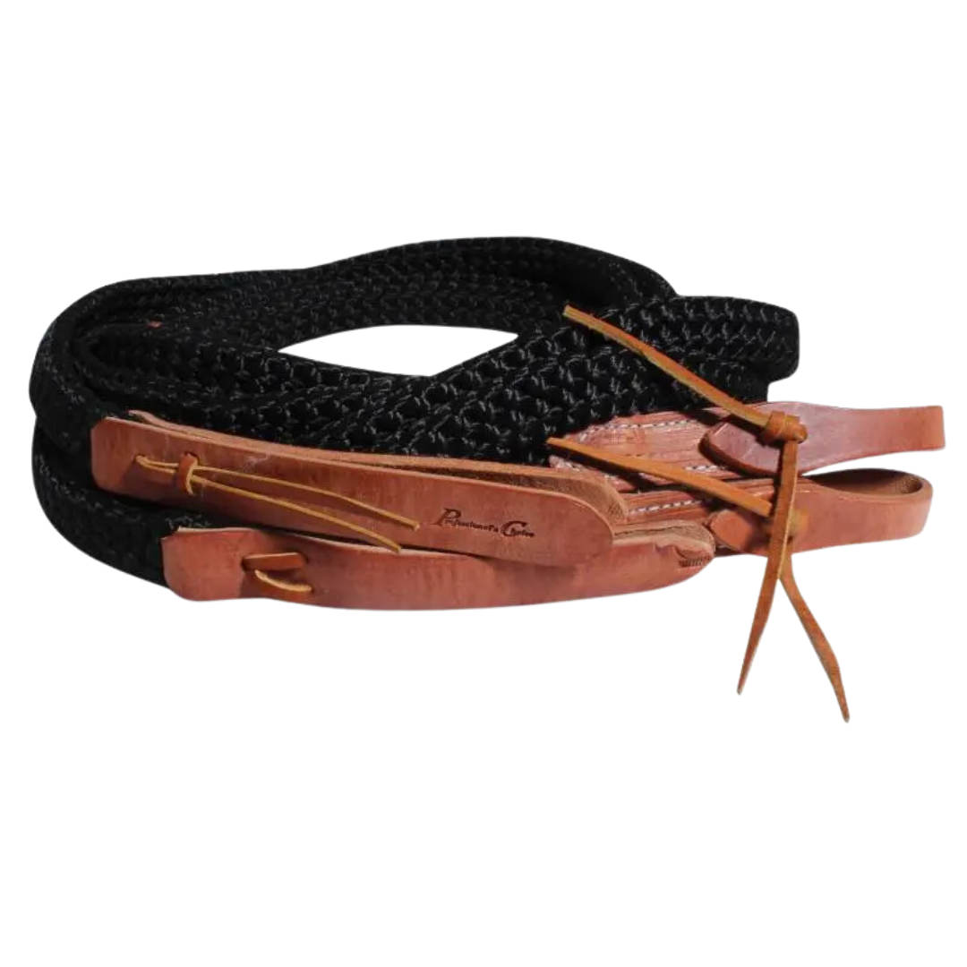 Professional's Choice Quiet Control Split Reins- Black