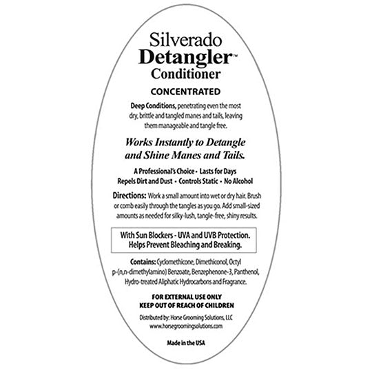 Silverado Mane, Tail & Coat Detangler and Conditioner- 8oz.