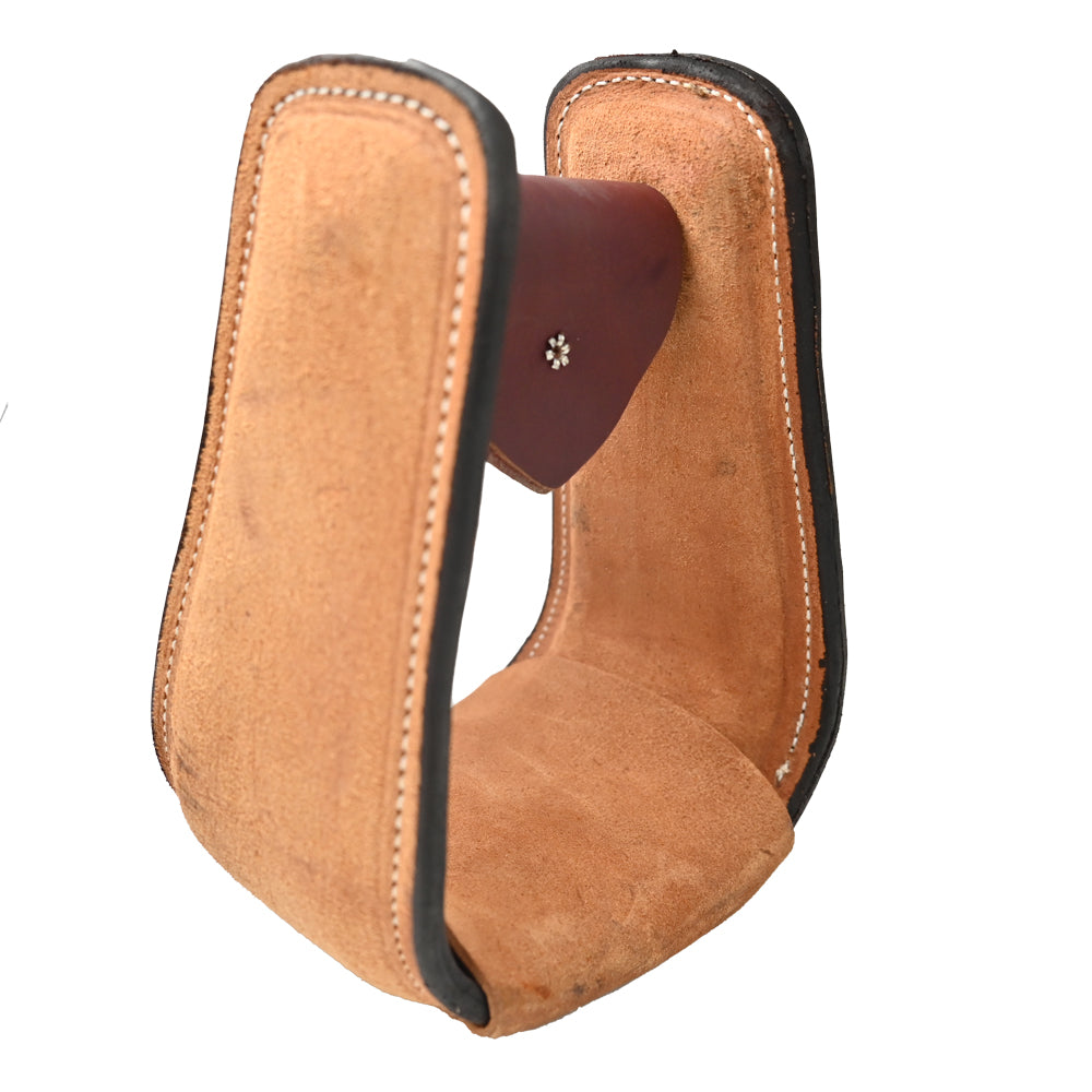 Scott Thomas Saddlery Roughout Stirrups