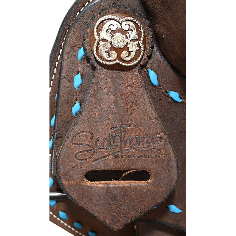 New! 14.5" Scott Thomas Custom Saddles Barrel Racing Saddle