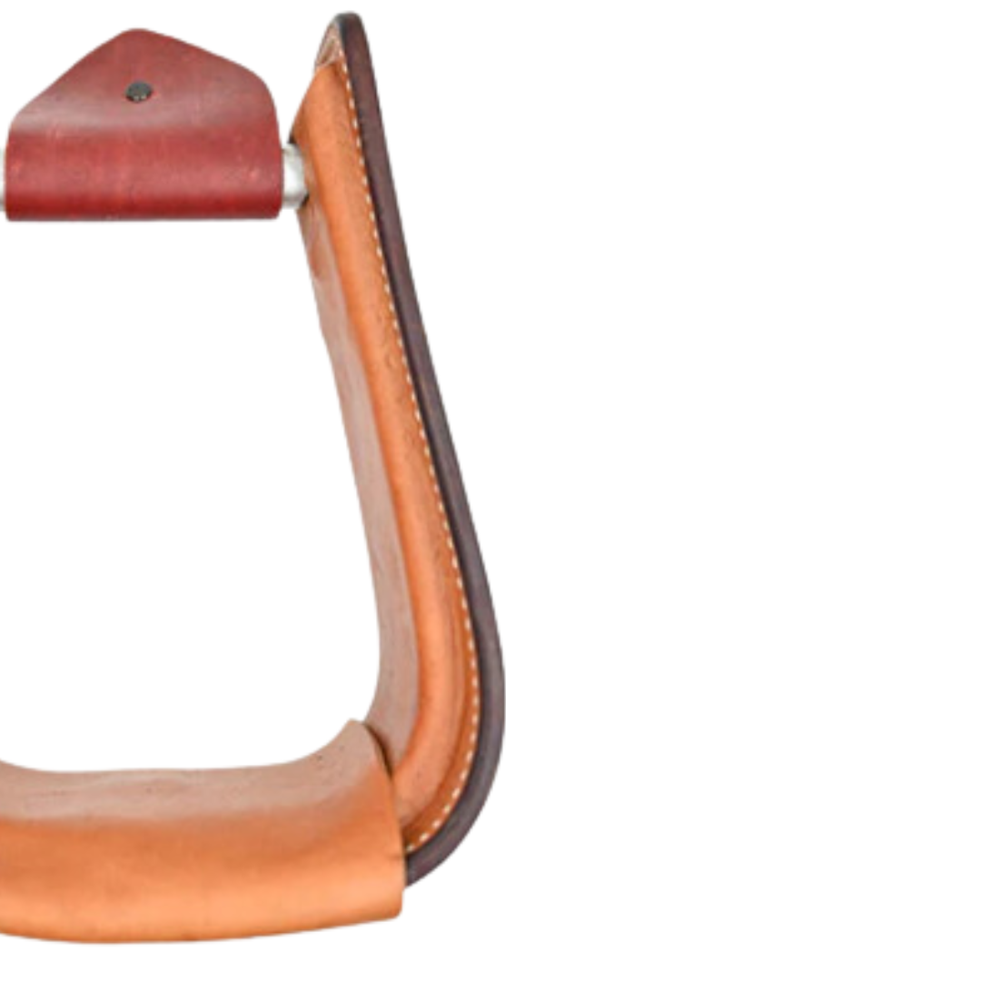 Scott Thomas Saddlery Basket Stamped Stirrups