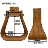 Weaver Leather 4" Wood Bell Stirrups