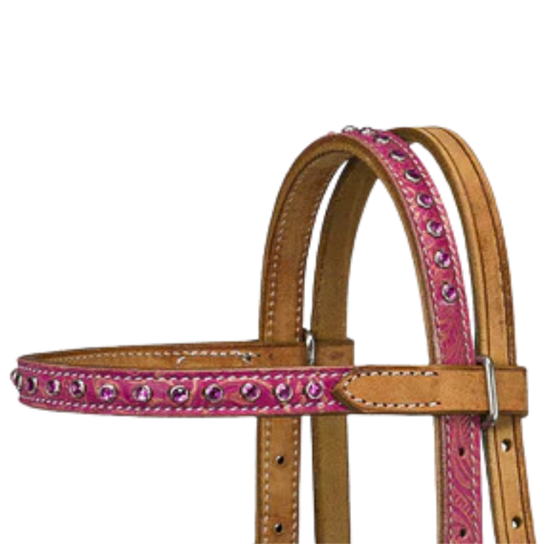 Tough 1 Mini Azalea Browband Headstall