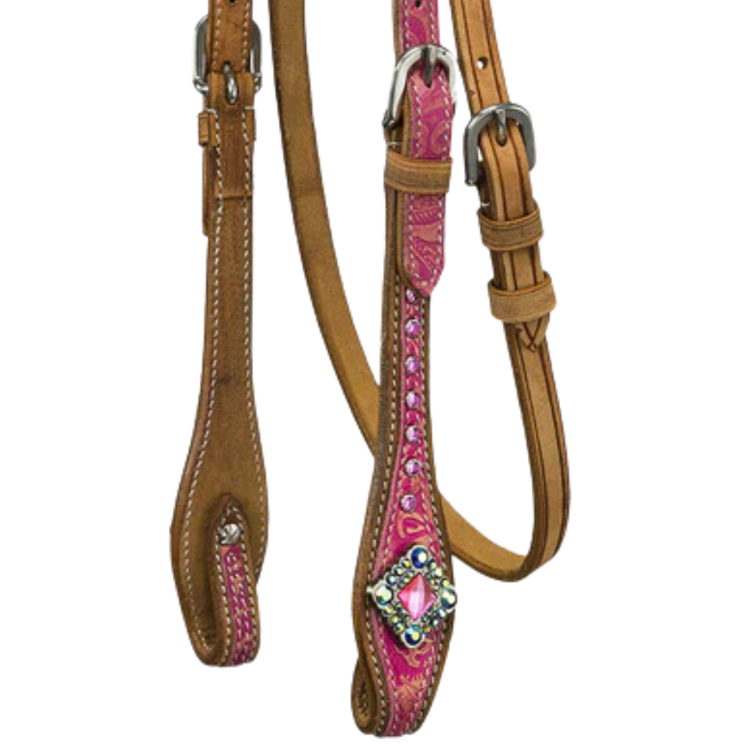 Tough 1 Mini Azalea Browband Headstall