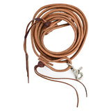 Wildfire Saddlery 1/2" x 8" Cowboy Knot Harness Leather Roping Reins