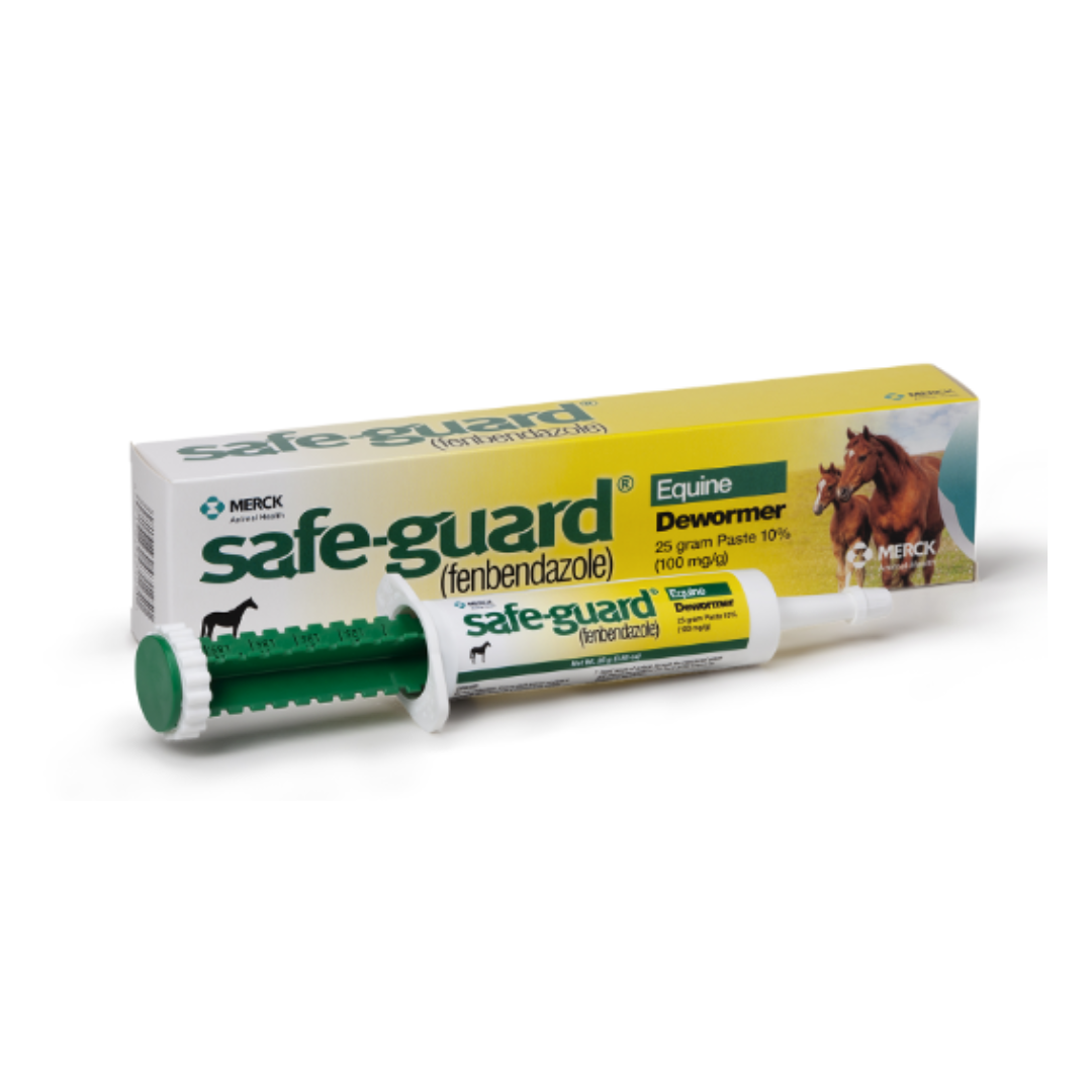 Merck Safe-Guard Dewormer (Fenbendazole) Paste 10% - 25g Tube