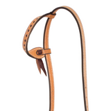 Wildfire Saddlery 5/8" Roughout Saddle Leather Buckstitched Single Ear Headstall