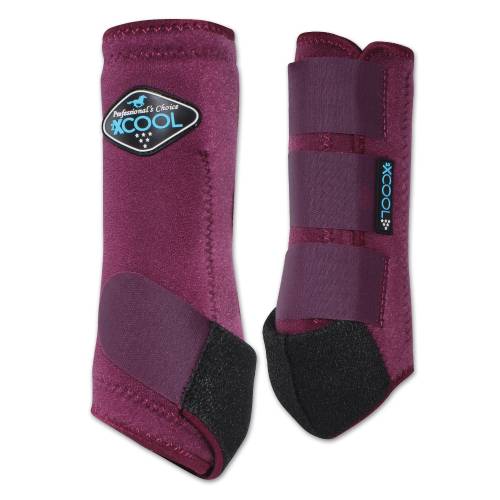 Professional's Choice 2XCool Sports Medicine Boot Fronts- Wine