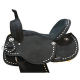 New! 14" Stratford Black Barrel Racing Saddle