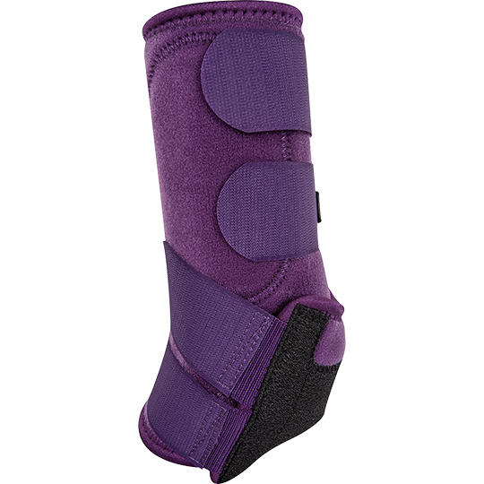 Classic Equine Legacy2 Front Protective Boots- Eggplant