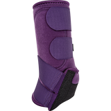 Classic Equine Legacy2 Front Protective Boots- Eggplant