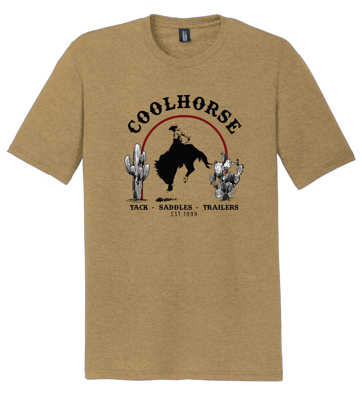 Coolhorse Coyote Brown Desert Cowboy T-Shirt