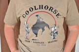 Coolhorse Coyote Brown Desert Cowboy T-Shirt