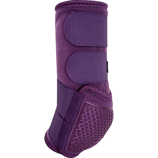 Classic Equine Flexion by Legacy Front Protective Boots- Eggplant