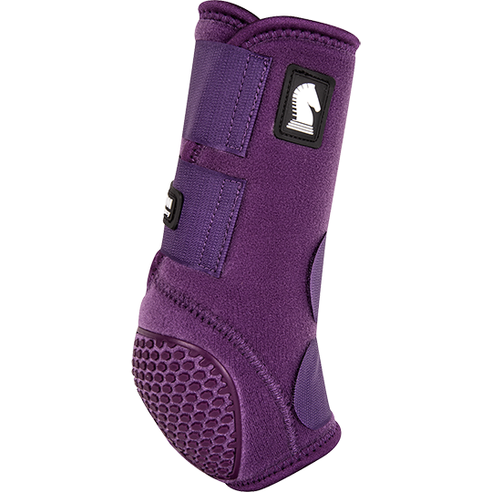 Classic Equine Flexion by Legacy Front Protective Boots- Eggplant